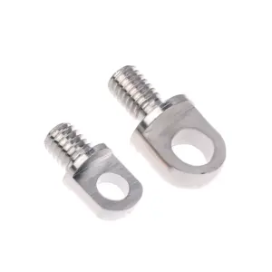 NEW 3Pcs Brass Stud Nuts & Eye Bolts With Hole M3/M4/M5/M6/M8/M10 - Copper Lifting Eye Screws Set