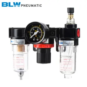 Pneumatic FRL AC2000 1/4"Pressure Regulator Gauge Air Compressor Filter Oil Moisture Separator For Water Filters Dehumidifie