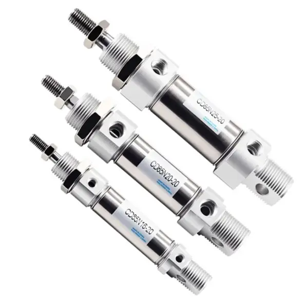 CD85N/C85N10 12 16 20 25 ISO Standards Pneumatic Air Standard Single Rod Mini Cylinder Double Acting Stroke 10-225mm