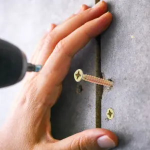 40Sets Heavy Duty Drywall Anchors and Screws for Plasterboard Concrete Hollow Wood Walls Spiral Thread Rust Proof Steel Wall