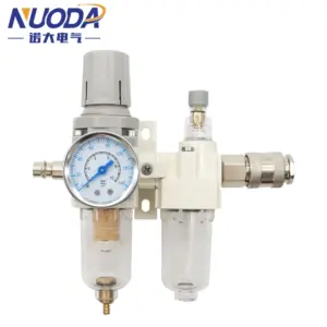 Compressor Air Filter Pressure Regulator Trap Pneumatic Oil Water Separator Pump Manual Drainage Supply AC2010-02 SMC Type