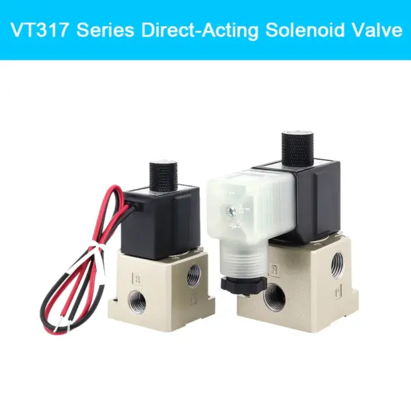NEW Type VT317 Series 3-Way Direct-Acting Solenoid Valve Pneumatic Vacuum Solenoid Valve, High-Frequency Type VT317-4G/4D/4DZ-02