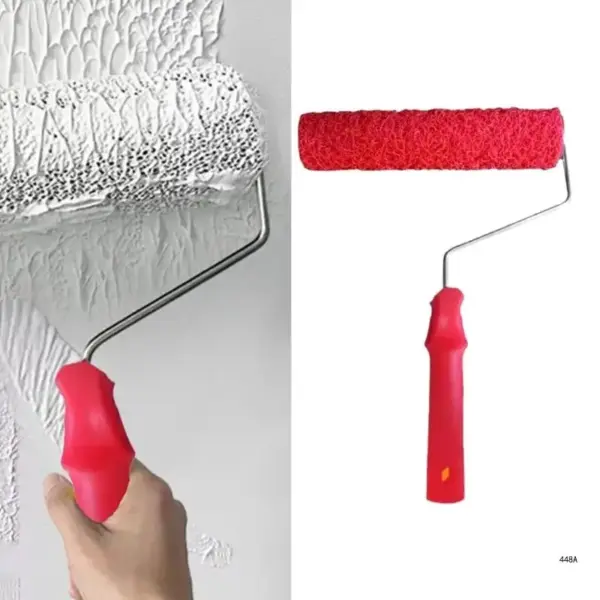 Wall Brush Putty Roller Texture Pattern Drywall Compound For Smooth Plastering Construction Tool Random color