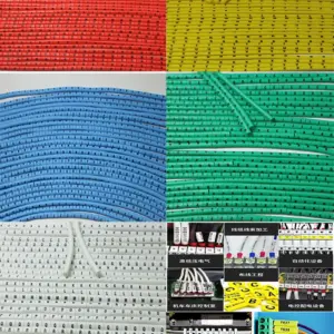 2600PCS PVC cable marker Insulation Tube Electronic Polyolefin Wire Cable Sleeve 26letter kits