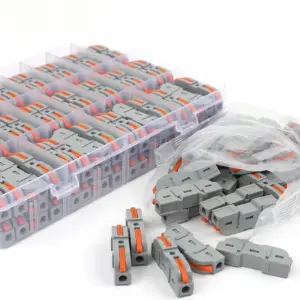 Quick Splicing Multiplex Butt Wire Connector Compact Electrical Cable Terminal Block Home Wiring Connectors Junction Box