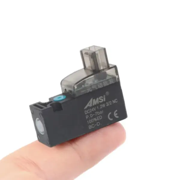 10pcs HF 10mm Mini Solenoid Valve 2/3-Way Vacuum Vibrator Pneumatic Mini Flow Control 24V/12V/6V Pilot
