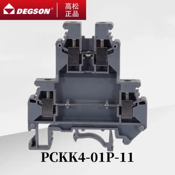 10Pcs DEGSON PCKK4-01P-11-00ZH Sensor DIN RAIL TERMINAL BLOCKS PHOENIX CONNECTOR Lead 7439-92-1 NS 35/7.5 32A 500V