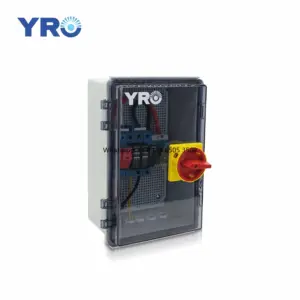 Pv Strings Dc Combiner Box 1000V for Solar Panel with DC Isolator Switch Hot Sale for Solar Pv Safety