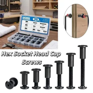 M6 Size Hex Socket Head Cap Screws Carbon Steel Assortment Kit Metric Hex Socket Screws Corrosion Resistant Inner Hexagon Bolts