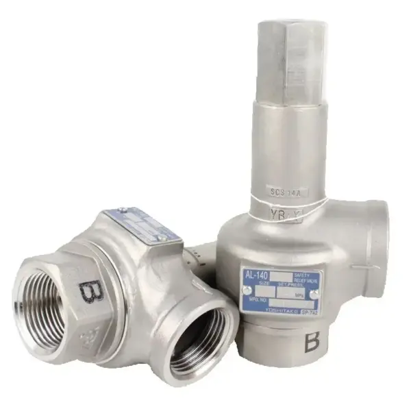 Japan YOSHITAKE AL-140 Safety Valve Cast Stainless Steel Lift Type Adjustable Safety Relief Valves for Steam Air Water Rc Screw