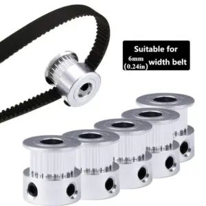 10pcs GT2 20Teeth 16 teeth 20 Teeth Bore 5mm/ 8mm Timing Alumium Pulley Fit for GT2-6mm Open Timing Belt for 3D Printer