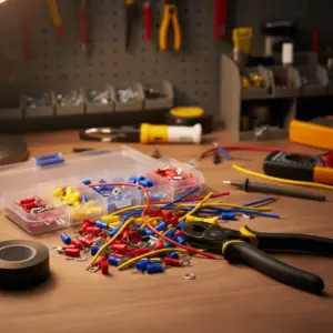Piggy Back Insulated Spade Terminals Seal Red Blue Yellow Electrical Terminals Plug Crimp Wire Connector Wiring Cable