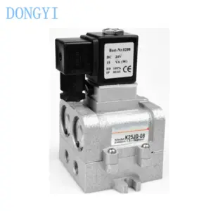 Pneumatic Directional Solenoid Valve K25JD-08 K25JD-10 K25JD-15 AC220V DC24V