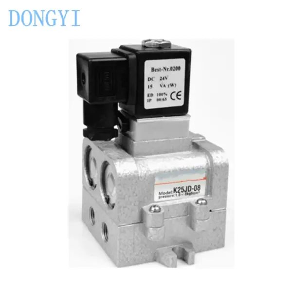 Pneumatic Directional Solenoid Valve K25JD-08 K25JD-10 K25JD-15 AC220V DC24V