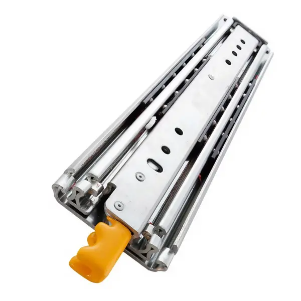 1 Pair 44 Inch Heavy Duty Drawer Slides Side Mount Full Extension Ball Bearing Sliding Rails for RV Cabinets Tool Box & Storage