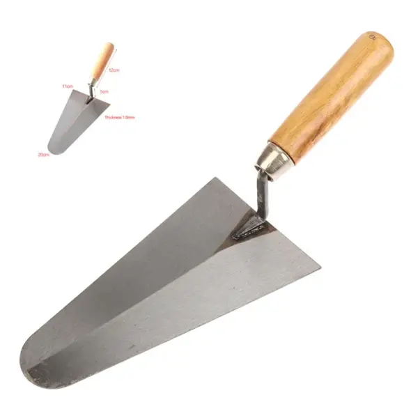 1Piece Float Margin Trowel Bucket Stainless Steel Concrete Finishing Trowel Spatula Construction Tools Wall Plastering Hand Tool