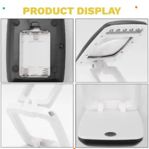 BABQ Lighted Desk Magnifying Glass Lamp with Light on Stand Led Portable Pocket Magnifier Visor Folding 3X for Reading, Hobby