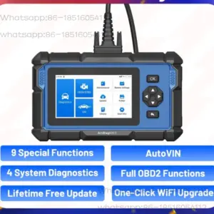 600S OBD2 Scanner Professional Car Diagnostic Tool ABS Airbag Oil EPB DPF TPMS BMS Reset Automotive Code Reader