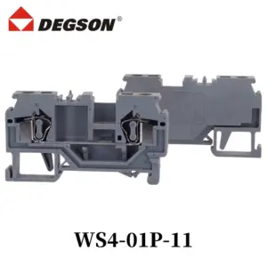 10Pcs DEGSON WS4-01P-11-00ZH Guide rail Din rail terminal blocks WS4 Phoenix  Contact NS35/7.5 NS 35/15 Lead 7439-92-1 32A 800V