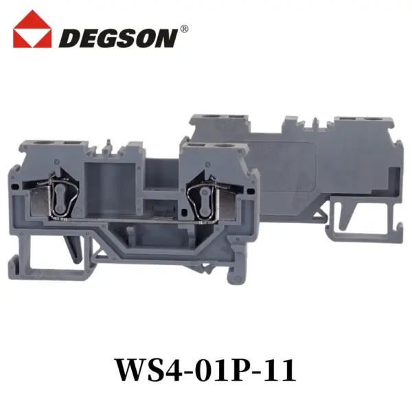 10Pcs DEGSON WS4-01P-11-00ZH Guide rail Din rail terminal blocks WS4 Phoenix  Contact NS35/7.5 NS 35/15 Lead 7439-92-1 32A 800V