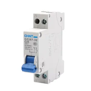 1pcs DZ267-32 Miniature Circuit Breaker DPN 1P+N Air Switch 6A 10A 16A 20A 25A 32A 220V 230V 50HZ  MCB 18MM Double In/Out