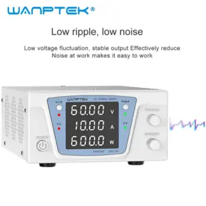 wanptek laboratory dc power supply stabilized power supply adjustable variable digital regulated bench source 60V 10A 30V 20A
