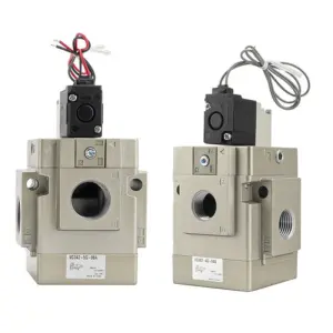 SMC Type 2/3-Way Pneumatic Solenoid Valve,VG342-4G-04 Vacuum & Low-Pressure Pilot-Operated Seat Valve Control