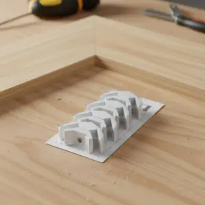 90 Degree Panel Clamp Easy Assembly Interchangeable Furniture Connector Wood Board Joiner for DIY Hobbyists