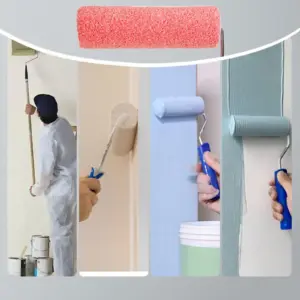 Paint Roller Art Pattern Cover for DIY Wall Decoration Painting Tools and Eggshell Textures