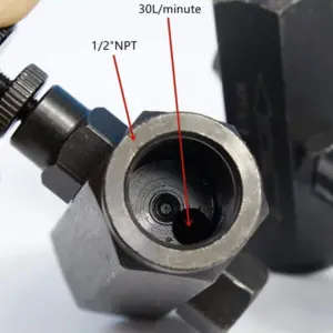 Throttle Check Flow Control Valve For Hydraulic Systems 3000 PSI Pressure Rating 30 L min Flow Rate For Water Systems