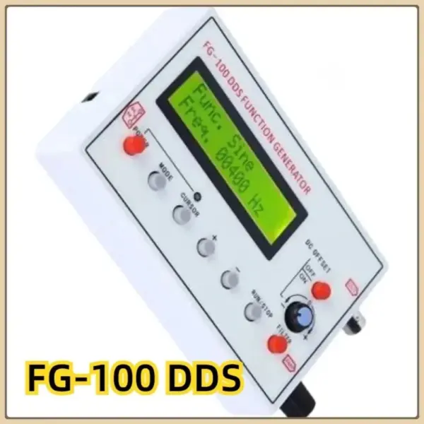 FG-100 1Hz-500KHz DDS Function Signal Generator Frequency Counter Signal Source Module Sine Square Triangle Sawtooth Waveform