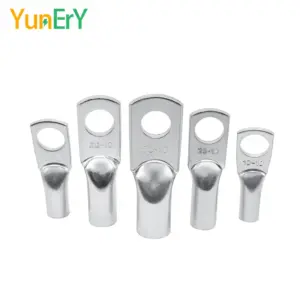 10/25/50 PCS JG Marine Terminal JG6 JG10 JG16 JG25 JG35 6-35 MM²  Cable Lug Copper Tinned Electrical Lug Wire Connector 14-2 AWG