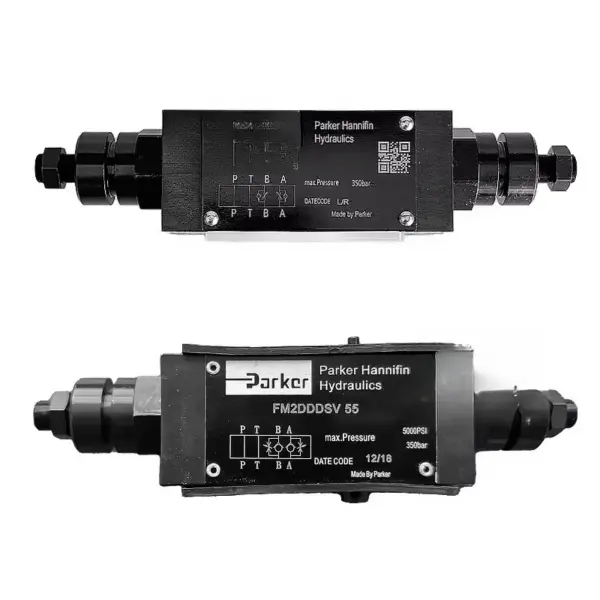 Parker Check Throttle Valve FM2DDSV55 FM2DDDSV55 FM2DDKV Stacked Flow Control Valve Hydraulic Speed Control Valve