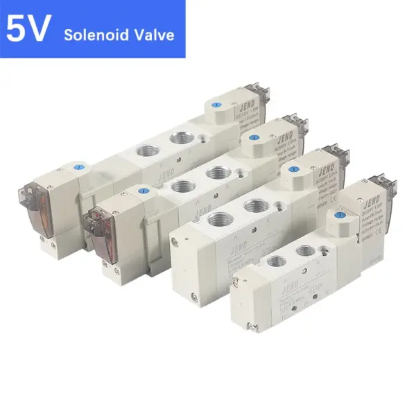 1PCS New Original Air Solenoid Valves  5V110-06 5V210-08 5V220-06 5V230-08 DC12V DC24V AC220V Pneumatic Electric Valve