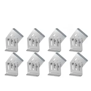 ABFI Adjustable Angle Solar Panel Tilt Mount Brackets(8 Pcs), Rack Mounting For Rv, Roof, Boat