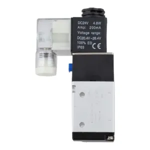 Pneumatic Solenoid Valve AIRTAC Type 3 Way 2 Position Pneumatic Solenoid Valve DC24V Air Control 1/4 BSPT Port
