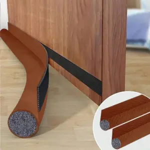 Door Bottom Seal Strip Cuttable Insulation Under Door Draft Blocker Windproof Anti-Cold Gap Weather Stripping Acoustic Foam
