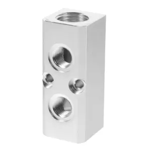 1Pcs Pneumatic Manifold Air Distribution Block Sturdy Reliable Air Compressor Manifold Fitting Precision Stable Performance