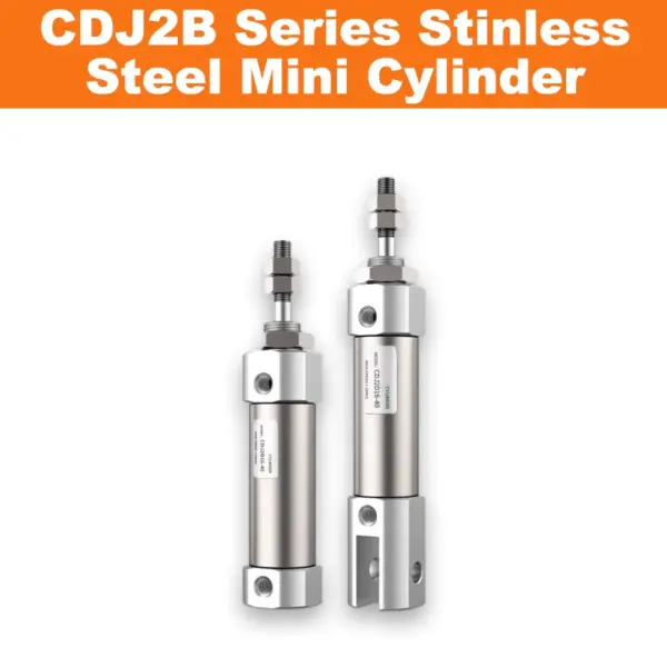 CDJ2B Series Mini Pneumatic Air Cylinder Double Acting Single Rod Compact Cylinder Bore10mm 12mm 16mm Stroke20mm 25mm 30mm 200mm