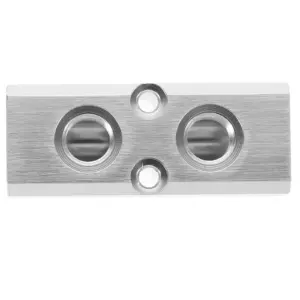 1Pcs Pneumatic Manifold Silver Distribution Block Easy Install Air Compressor Manifold Fitting Stable Performance