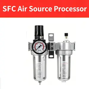 Air Compressor Air Source Processor Oil-water Separator SFC200/300/400 Air Filter Pressure Regulating Valve 1/4 3/8 1/2