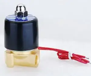 Free Shipping 1/4" 2 Position 2 Port Air Solenoid Valves 2W025-08 Pneumatic Control Valve , DC12v DC24v 220v