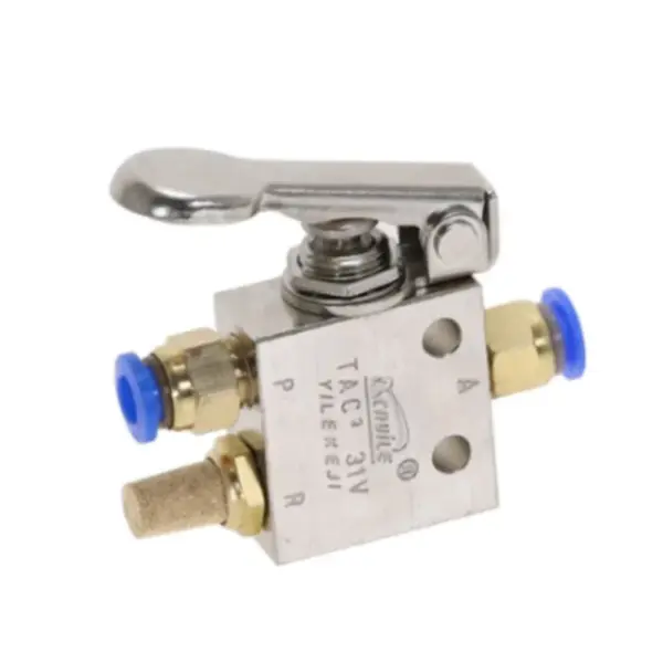 TAC2-31P pneumatic solenoid valve 1/8 "NPT 3-way 2-position spring return mechanical lever air control valve