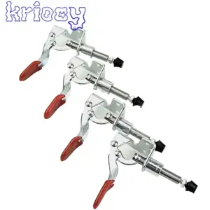 Galvanized Toggle Clamps Quick Release Vertical Vertical Clamp 0.63" 100 Lbs 16mm 5/8" Plunger Travel GH-301AM Hand