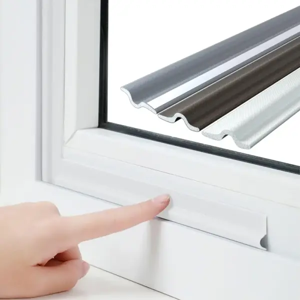 26Ft Window Draft Stopper Foam Seal Strip, Self-Adhesive Weather Stripping for Doors, Soundproof & Gap Blocker, White