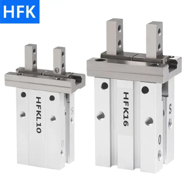HFK10  HFK16 HFK20 HFK25 HFK32 HFK40 Parallel Style Pneumatic Air Gripper Cylinder Double Acting