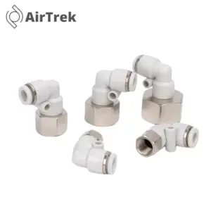 1/10/20 PCS PLF Internal Thread L-shaped Elbow PTM5 1/8 1/4 3/8 1/2 Pneumatic Quick Push in OD  4/6/8/10/12mm for Pneumatic Tool