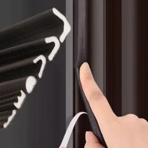 6M Sound Proof Pu Foam Sealing Strip Self Adhesive V Shape Window Weather Stripping Door Gap Anti Collision Insulation Filler