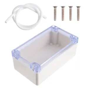 ABS Plastic Waterproof Dustproof Junction Box IP65 Rated Electrical Project Enclosure for Outdoor Indoor Use Industrial Control