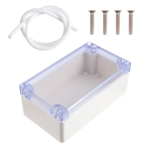 ABS Plastic Waterproof Dustproof Junction Box IP65 Rated Electrical Project Enclosure for Outdoor Indoor Use Industrial Control